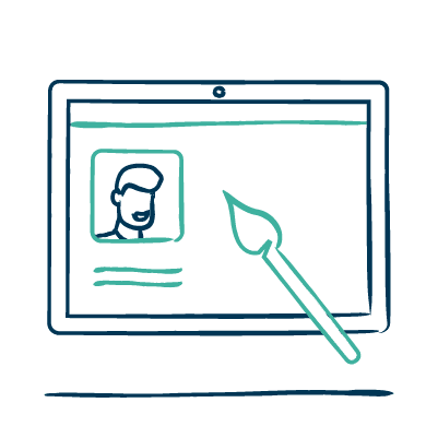 d.vinci | Illustration | Recruiting | Bewerbermanagement | Onboarding Software | Personalmarketing | HR | Personalsuche | Personal | Bewerber | Onboarding-Software
