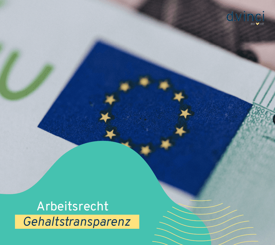 Ein Foto zeigt eine EU-Flagge auf einem Geldschein. Geschmückt ist das Bild mit einer türkisen Welle und dem Titel des Blogbeitrags.
